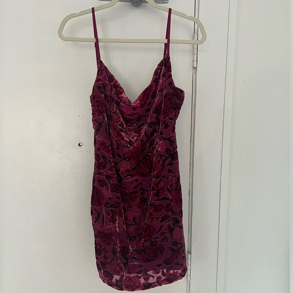Velvet Roses Mini Dress - Picture 4 of 6